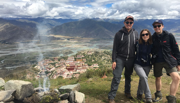 Ganden Monastery in Tibet