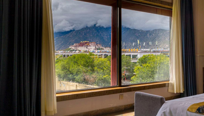 hotel with Potala Palace view