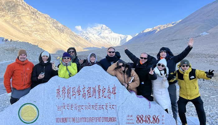 Tibet Everest Base Camp group tour in December